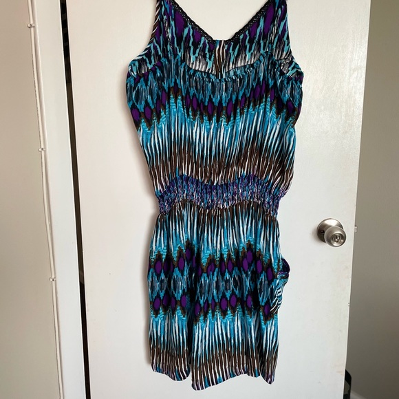 Fashion to Figure Multicolor Ruffle Romper - Size 3X - Picture 6 of 12